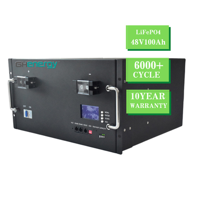 5.12Kwh BMS LiFePO4 بطارية ليثيوم محمولة لتخزين الطاقة الشمسية