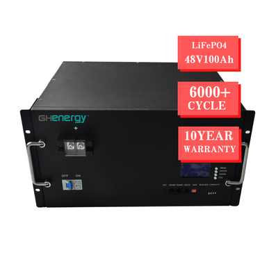 200Ah 48 Volt LiFePO4 بطارية ليثيوم مثبتة على الحائط 6000 دورة للمنزل