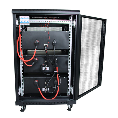 48V Rack Mount Deep Cycle LiFePO4 بطارية ، خلايا منشورية ليثيوم قابلة للنقل للغاية