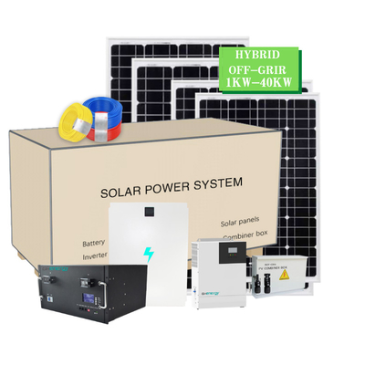 MPPT 1500W أنظمة الطاقة الشمسية السكنية المتجددة العملية
