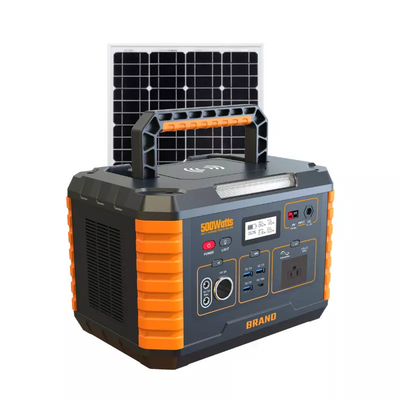LiFePO4 MPPT محطة الطاقة الشمسية المحمولة ، 3.7V في الهواء الطلق امدادات الطاقة المتنقلة