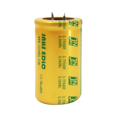 المكثفات الفائقة Cell Snap in 2.7 Volt 500 Farad استبدال البطاريات
