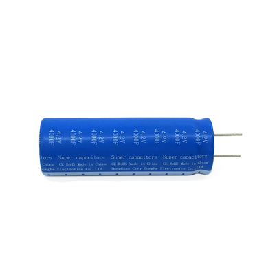 بطاريات مكثفات فائقة للأجهزة المنزلية 4.2V 4000f 2.7v 3000f
