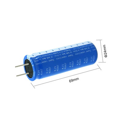 بطاريات مكثفات فائقة للأجهزة المنزلية 4.2V 4000f 2.7v 3000f