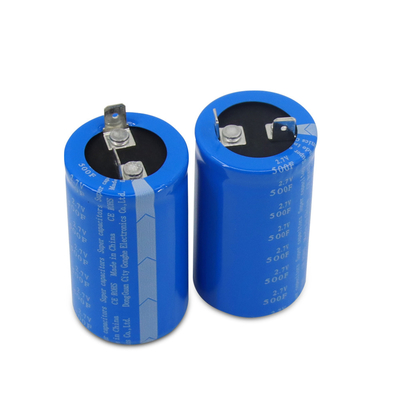 Lug 2.7 Volt 500 Farad استبدل البطارية فائقة المكثف من خلال الفتحة