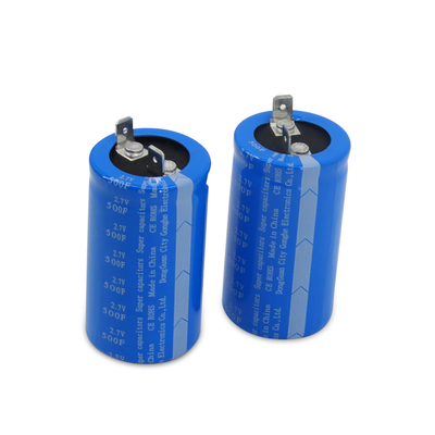 Lug 2.7 Volt 500 Farad استبدل البطارية فائقة المكثف من خلال الفتحة