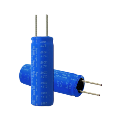 لا يوجد انفجار بطارية مكثف سوبر عملية 2.7V 200F 10x30mm