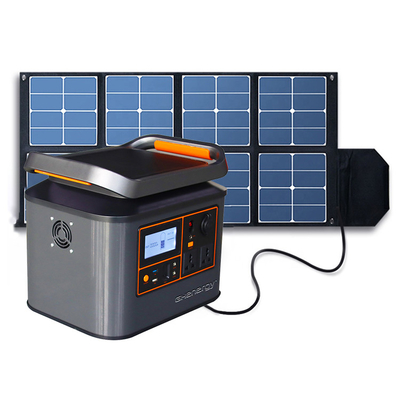 500W 1000W محطة طاقة شمسية محمولة عملية للتخييم